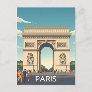 Paris Triumfbågen Vykort