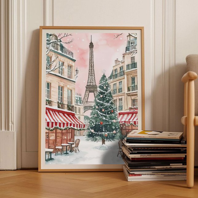 Paris Tryck Vinter Paris Illustration Jul (Skapare uppladdad)