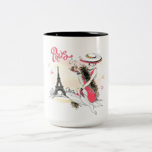 Paris Två-Tonad Mugg