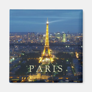Paris vid nattmagneten magnet