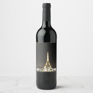 Paris Vin Flaska Sticker Vinflaska Etikett