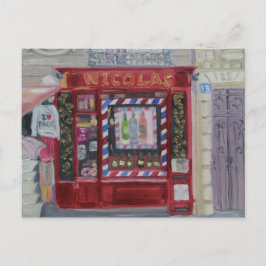 Paris Vin Shop Vykort