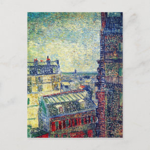 Paris, Vincent Rue Lepic, Van Gogh Fine Art Vykort