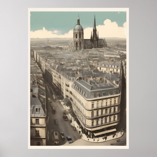 Paris vintage affisch (Framsidan)