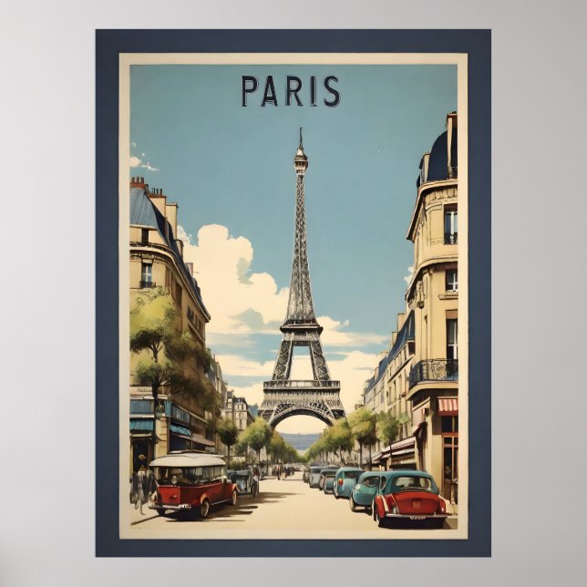 Paris vintage affisch (Framsidan)