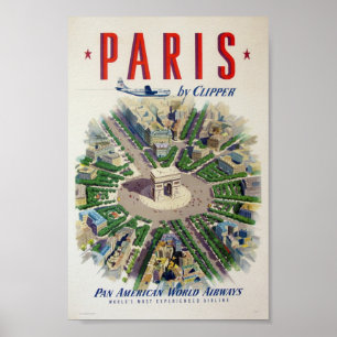 Paris Vintage affisch