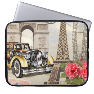 Paris vintage affisch. vintage, poster, paris, gam laptop fodral