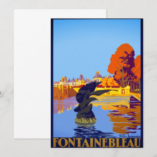 Paris Vintage Fontainebleau Kort