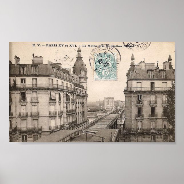 Paris - Vintage Poster (Framsidan)