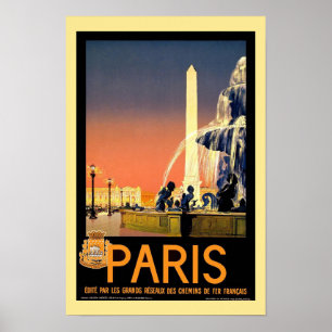 Paris Vintage resor Poster
