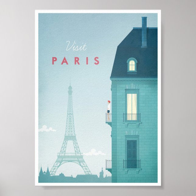 Paris Vintage resor Poster (Framsidan)