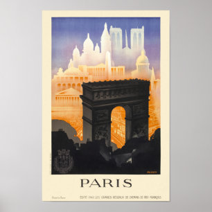 Paris Vintage resor Poster 1935