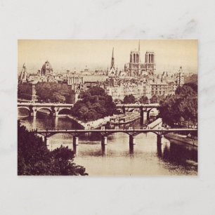 Paris Vintage Sights Vykort