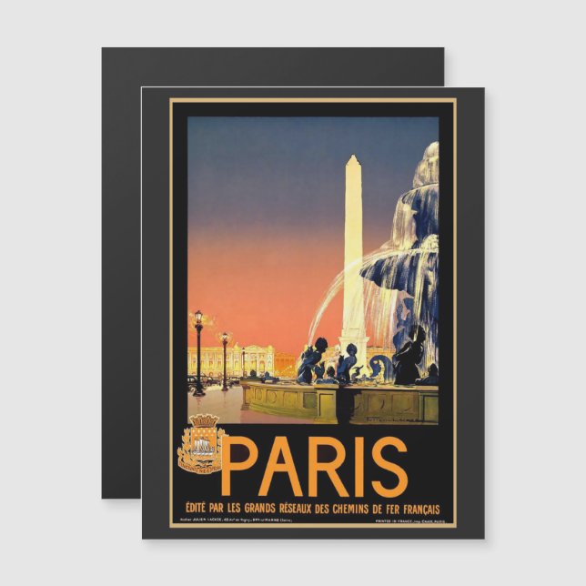 Paris Vintage Turismannons (Fram/baksida)
