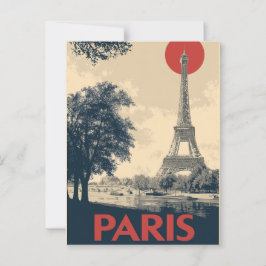 Paris vintage vykort