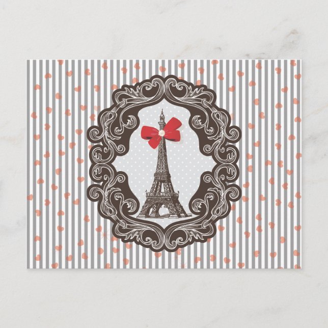 Paris Vintage Vykort (Framsida)