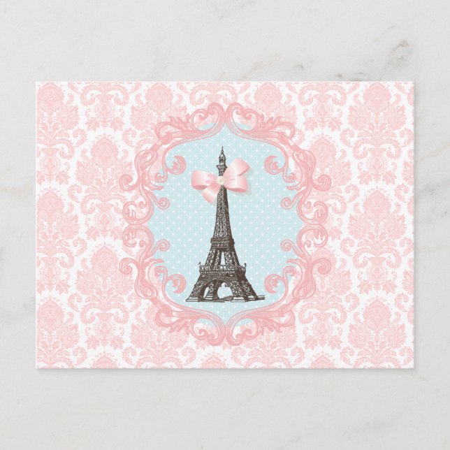 Paris Vintage Vykort (Framsida)