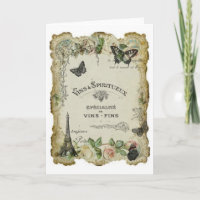 Paris vintagevin och rokort
