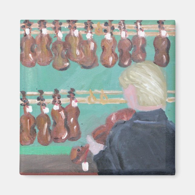 Paris Violin Shop Magnet (Framsidan)