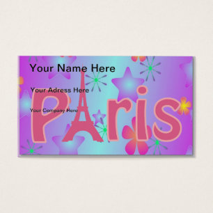 Paris Visitkort