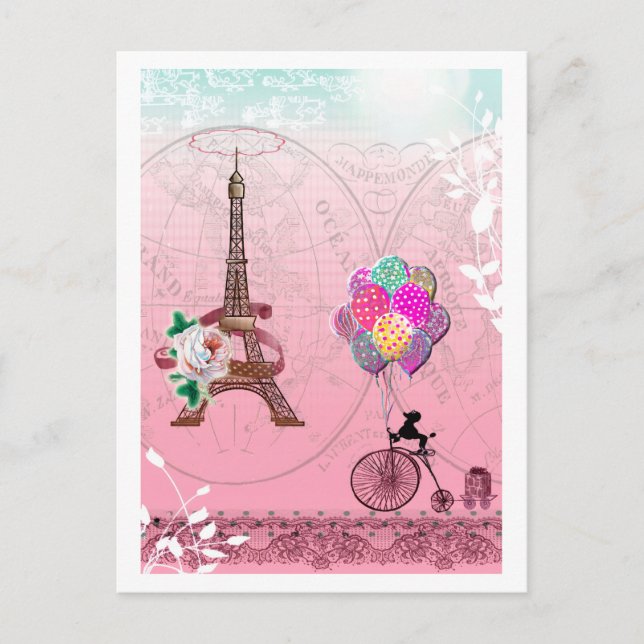 Paris vykort (Framsida)