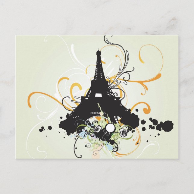 Paris vykort (Framsida)