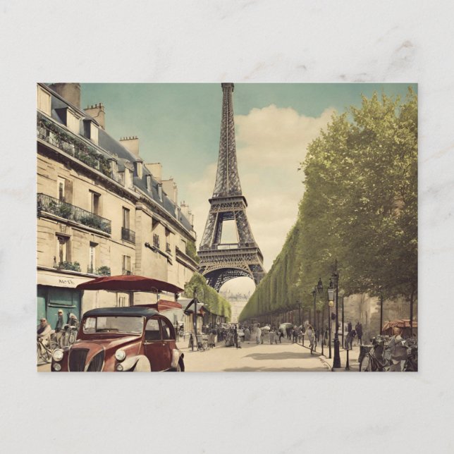 Paris vykort (Framsida)