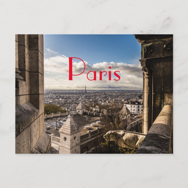paris vykort (Framsida)