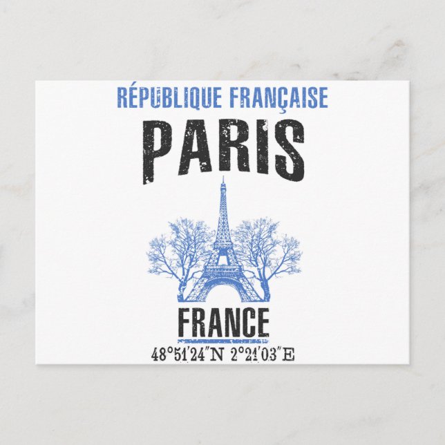 Paris Vykort (Framsida)