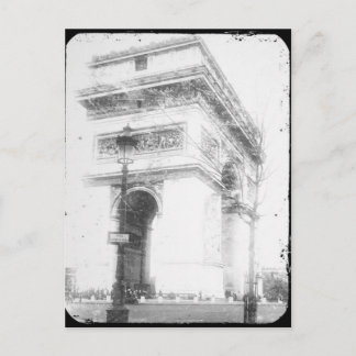 Paris vykort, Arc de Triomphe, B&W Vykort