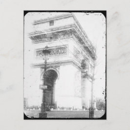Paris vykort, Arc de Triomphe, B&W Vykort