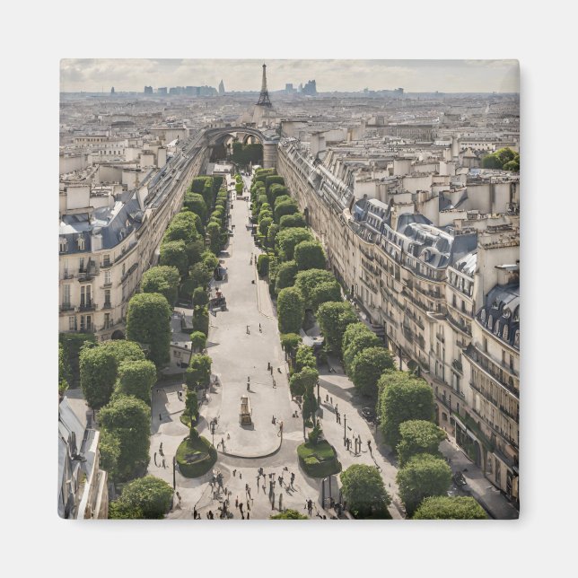 Paris vykort magnet (Framsidan)