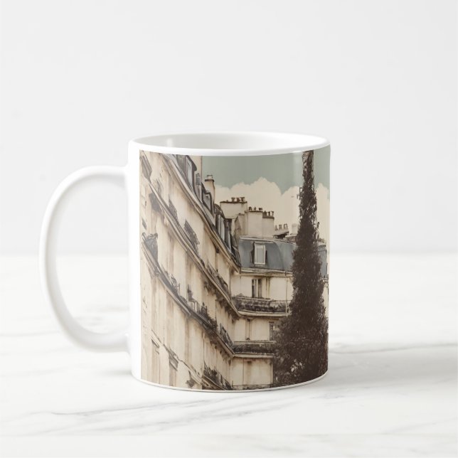 Paris vykort (Paris 9) Kaffemugg (Vänster)