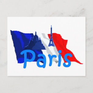 PARIS-vykort Vykort