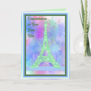 Paris Win Grattiss Card Tack Kort