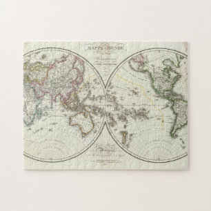 Parisatlas Karta Pussel