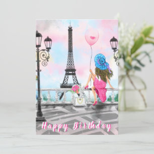 Parisdagskort med Eiffel Torn