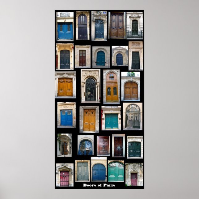 Parisdörrar Poster (Framsidan)