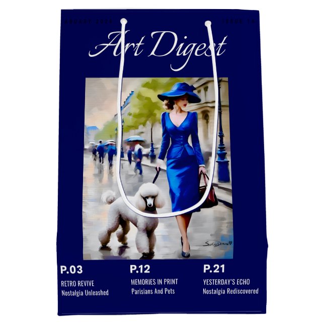 Pariser och sällskapsdjur Pudel (Baksidan)