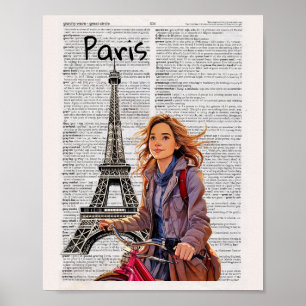 Parisera lexikonteckning poster