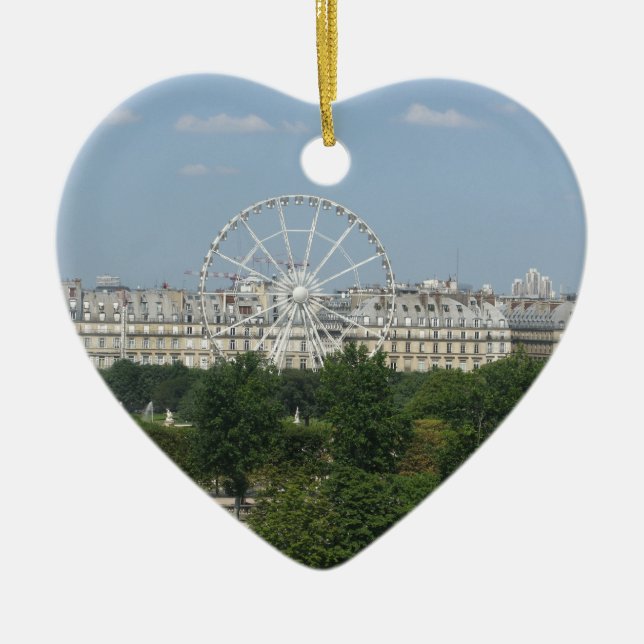 Pariserhjul Julgransprydnad Keramik (Framsidan)