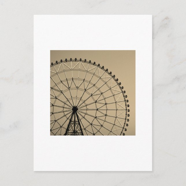 Pariserhjul: Kasai Rinkai Park, Tokyo Vykort (Framsida)