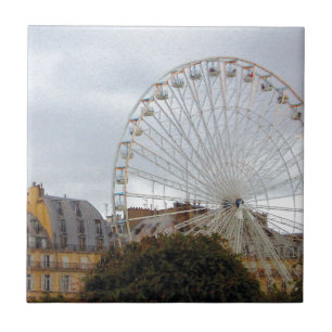Pariserhjul - Paris, frankrike Kakelplatta