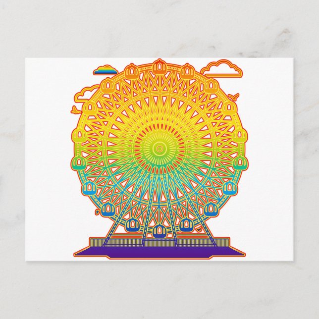 Pariserhjul Vykort (Framsida)