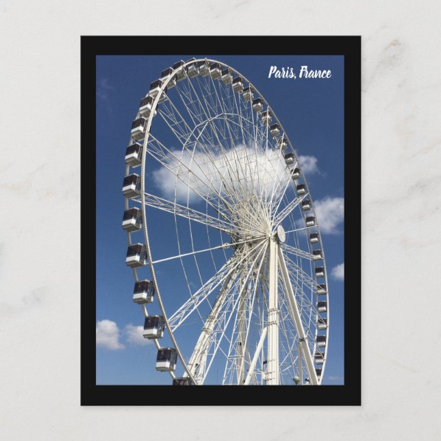 Pariserhjulet i Paris Vykort (Framsida)