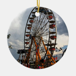 Pariserhjuljulprydnad Julgransprydnad Keramik