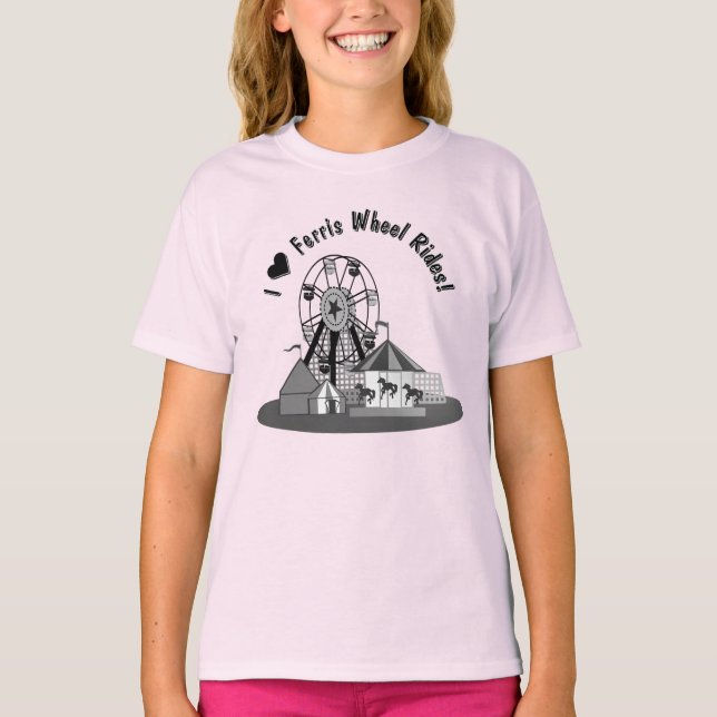 Pariserhjulsdagen T Shirt (Framsida)
