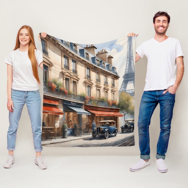 Parisfärgning Fleecefilt (På plats)