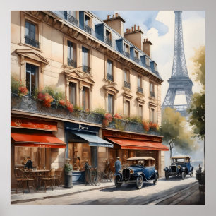 Parisfärgning Poster