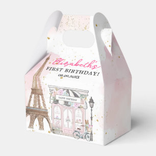 Parisfödelsedagen Parisian Cafe Tea Party Presentaskar